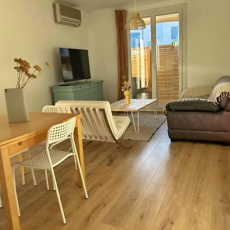 Grand T2 Avec Jardin A 10mn Des Plages Perpignan